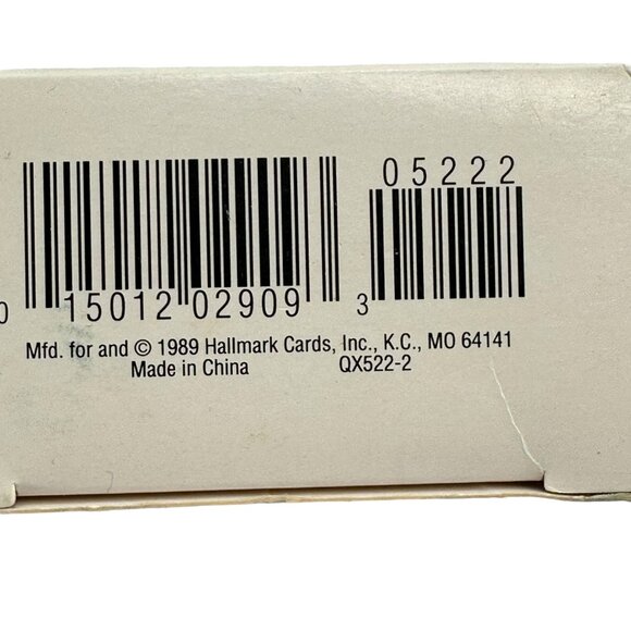 Hallmark Keepsake Ornament Childs Fifth Christmas 1993 Teddy Bear Age Collection - Picture 8 of 8